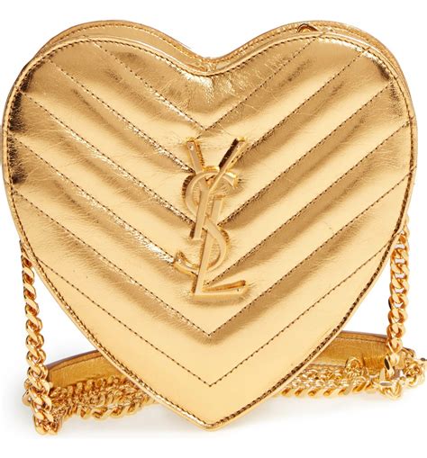 saint laurent heart bag